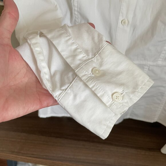 💜 Bundle Sale 3/$10 Michael Kors White Button down shirt, Size 8 - Picture 3 of 9